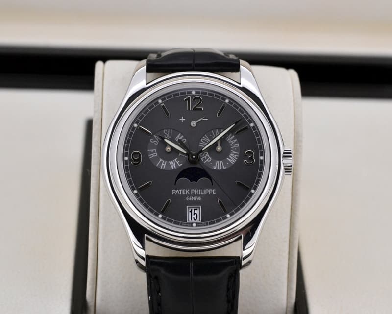 Patek Philippe Annual Calendar 18K White Gold Slate Dial