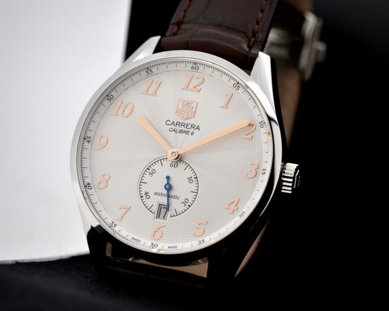 TAG Heuer Carrera Heritage Silver Dial Automatic SS