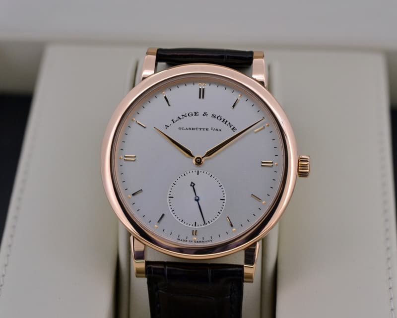A. Lange and Sohne Grosse Saxonia 18K Rose Gold 40MM