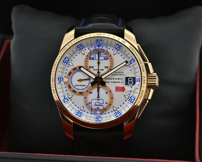 Chopard Mille Miglia Gran Turismo XL Chronograph
18K Rose Gold / Leather