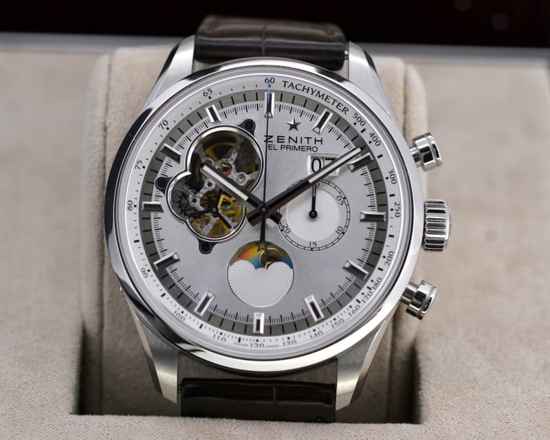 Zenith El Primero Chronomaster Open Grande Date SS / Leather