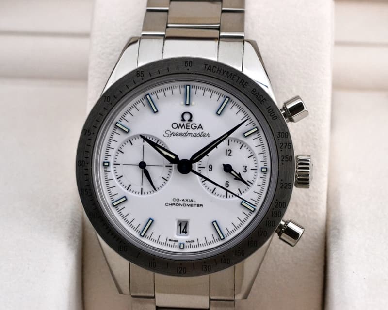 Omega Speedmaster '57 Co-Axial Chronograph Titanium / White Dial