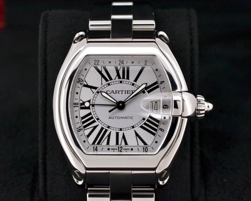 Cartier Roadster GMT XL SS