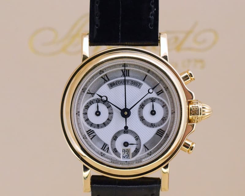 Breguet Marine Chronograph Midsize 18K Yellow Gold