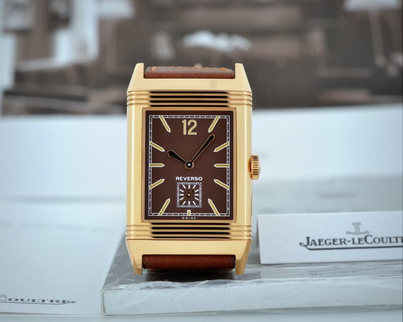 Jaeger-LeCoultre Grande Reverso Ultra Thin "Tribute 1931" Brown 18K Rose Gold