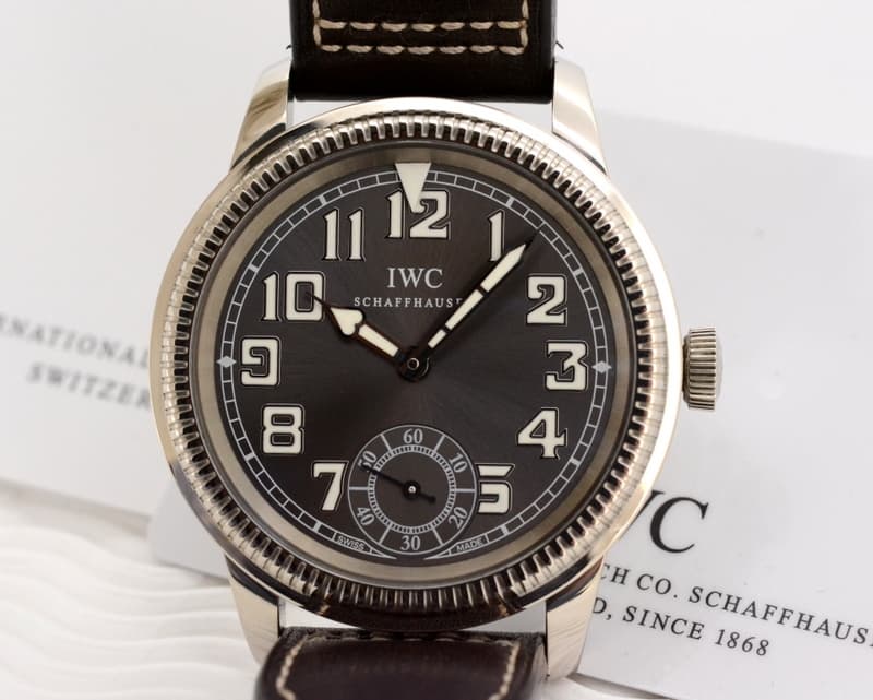 IWC Vintage Collection Pilot Watch 18K White Gold