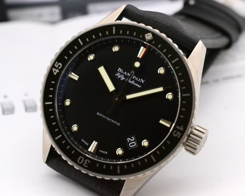 Blancpain Fifty Fathoms Bathyscaphe Automatic Titanium