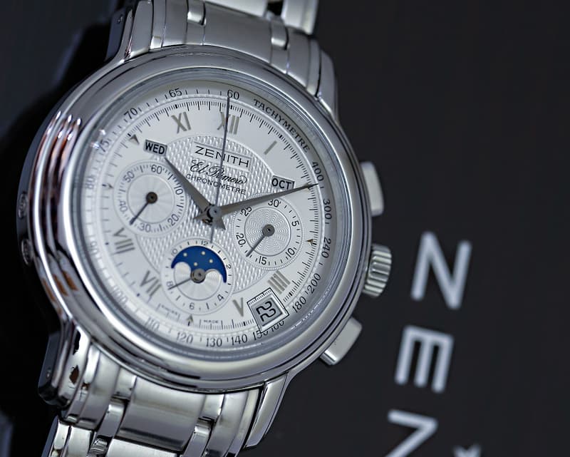 Zenith Chronomaster T El Primero Moon Silver Dial SS / SS