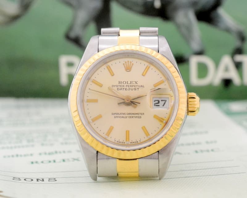 Rolex Lady Datejust Silver Dial Oyster 18K / SS