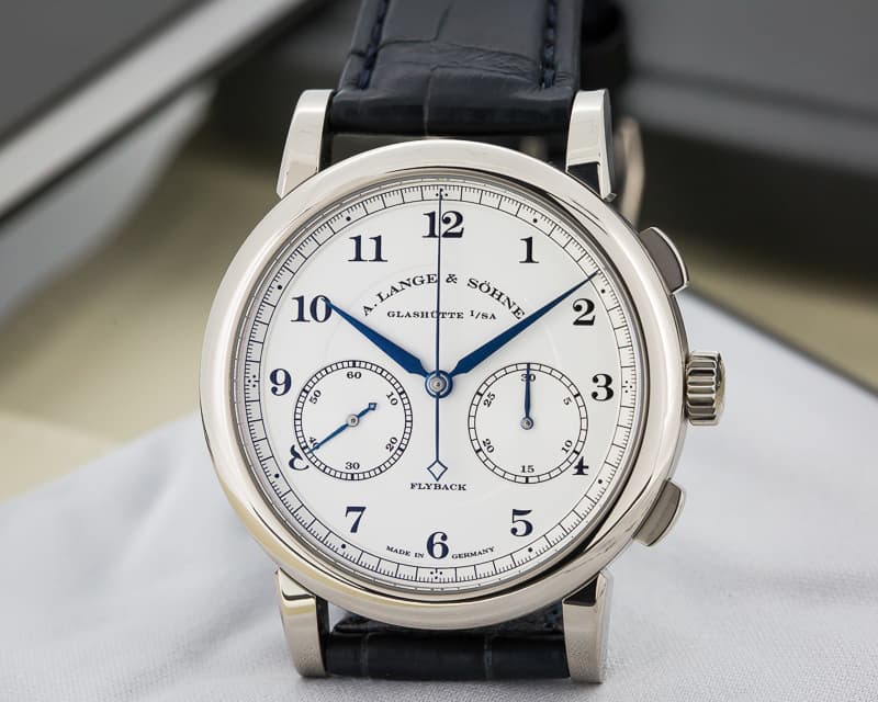 A. Lange and Sohne 1815 Chronograph 18K White Gold