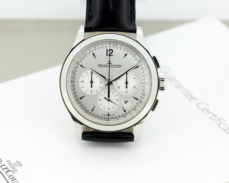 Jaeger LeCoultre Master Chronograph SS Silver Dial