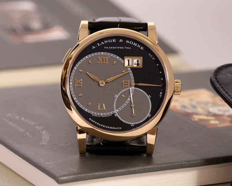 A. Lange & Söhne Grand Lange 1 18K Rose Gold / Black Dial