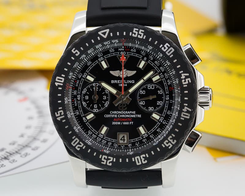 Breitling Professional Skyracer Chronograph SS / Rubber