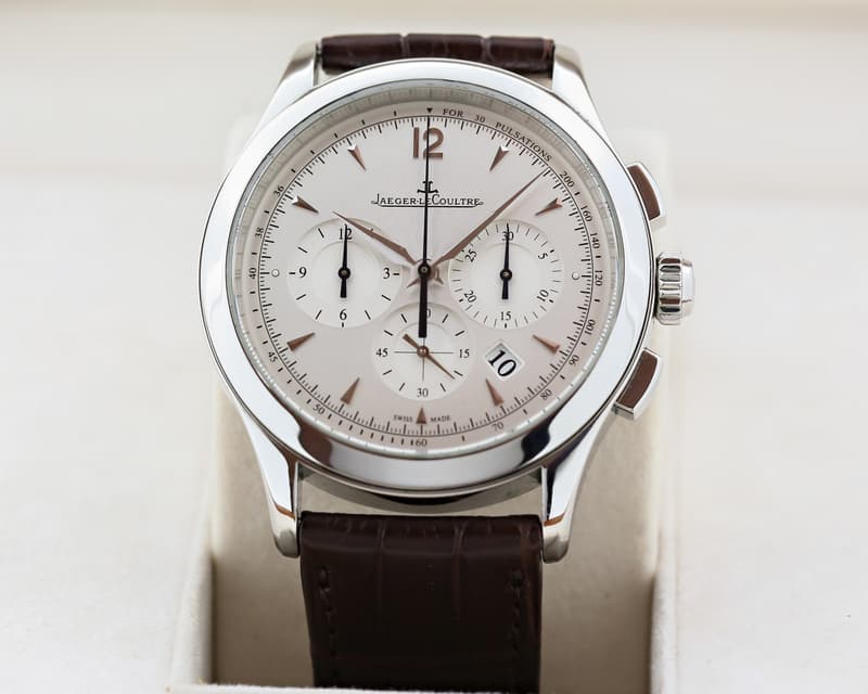 Jaeger LeCoultre Master Chronograph SS Silver Dial