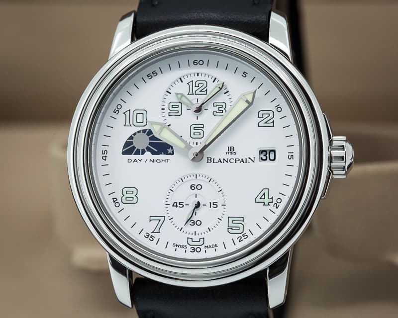 Blancpain Double Time Zone White Dial Westime Limited SS / Rubber