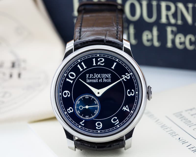 F. P. Journe Chronometre Bleu Tantalum Blue Dial