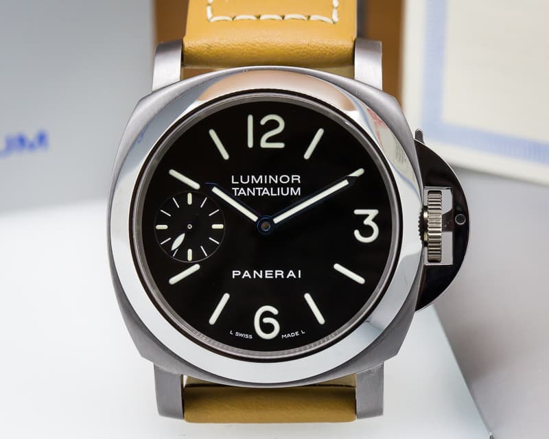 Panerai Luminor Marina Tantalium Manual Wind Limited Edition