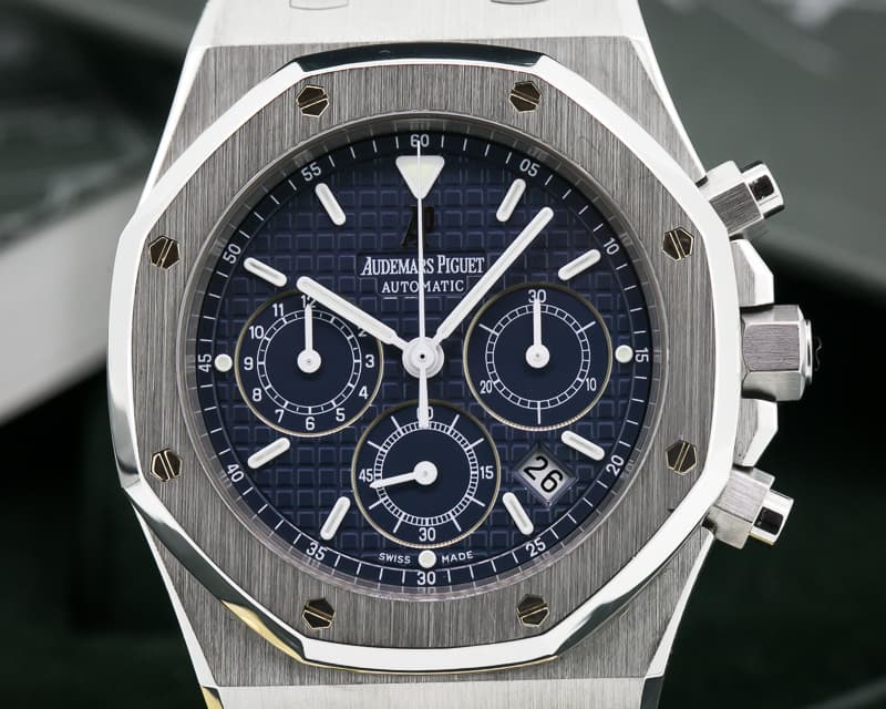 Audemars Piguet Royal Oak Chronograph Blue Dial SS / SS