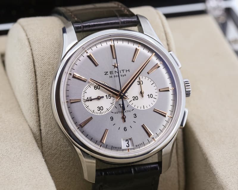 Zenith Captain Chronograph SS / Silver Dial