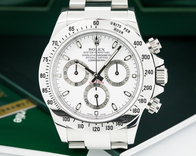 Rolex Daytona White Dial SS / SS