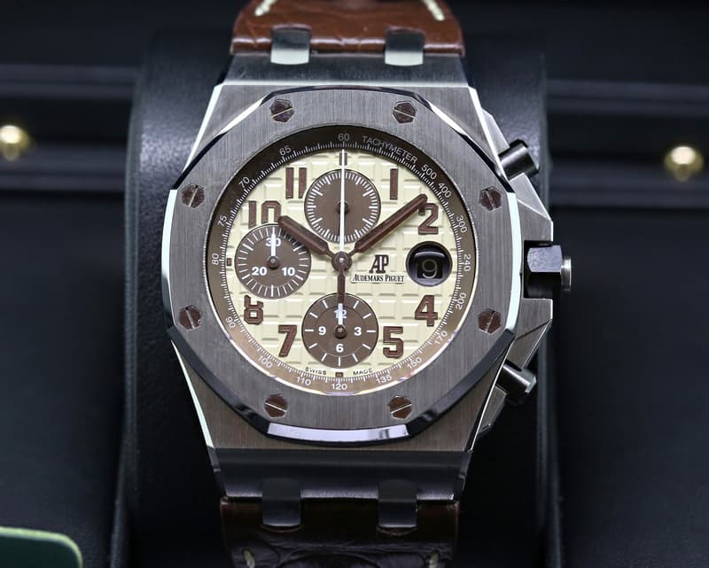 Audemars Piguet Royal Oak Offshore SAFARI SS / Alligator