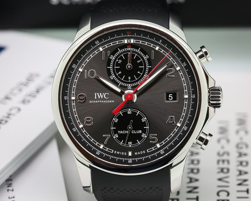 IWC IWC Portuguese Yacht Club Flyback Grey Dial 43.5mm SS / Rubber