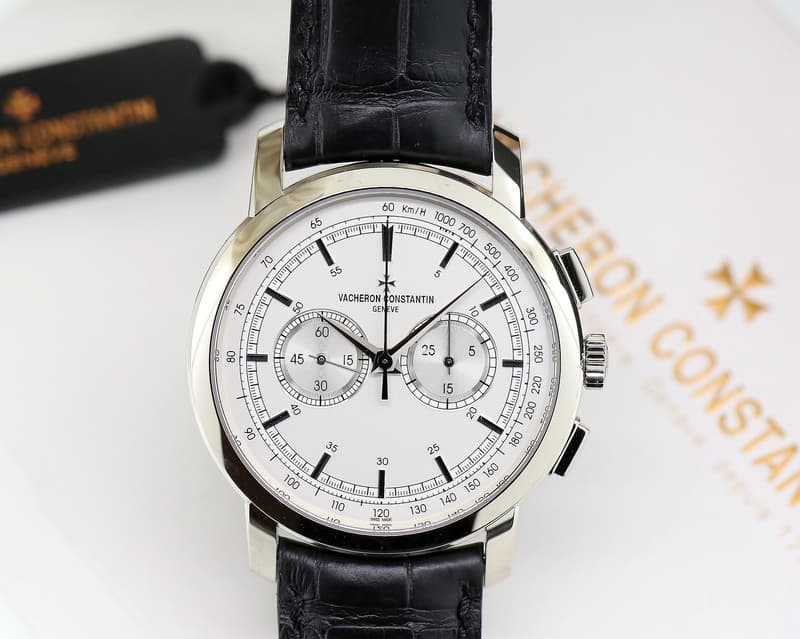Vacheron Constantin Patrimony Traditionnelle Chronograph 18K White Gold
