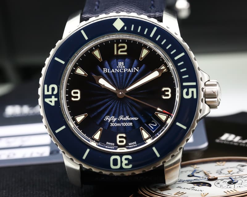 Blancpain Fifty Fathoms SS / Blue Dial