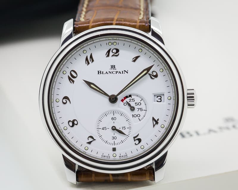 Blancpain Villeret Ultra Slim Power Reserve SS White Dial
