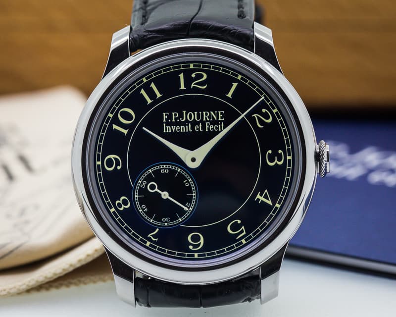 F. P. Journe Chronometre Bleu Tantalum Blue Dial
