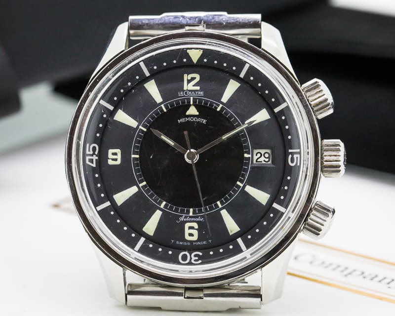 Jaeger LeCoultre RARE Vintage Memovox Polaris with Provenance SS / SS