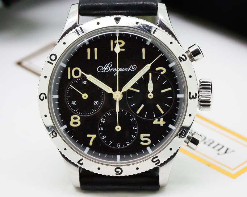 Breguet Vintage Civilian Type XX Pilot Flyback Triple Register Chronograph