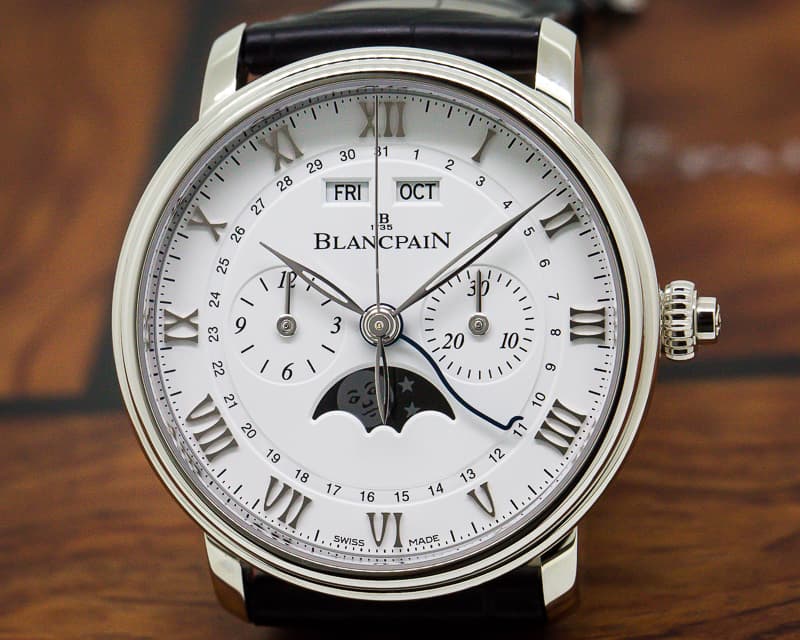 Blancpain Villeret Single Button Chronograph Complete Calendar
