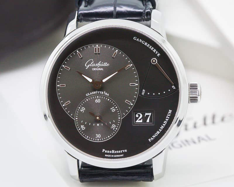 Glashutte Original PanoReserve Manual Wind Grey Dial SS