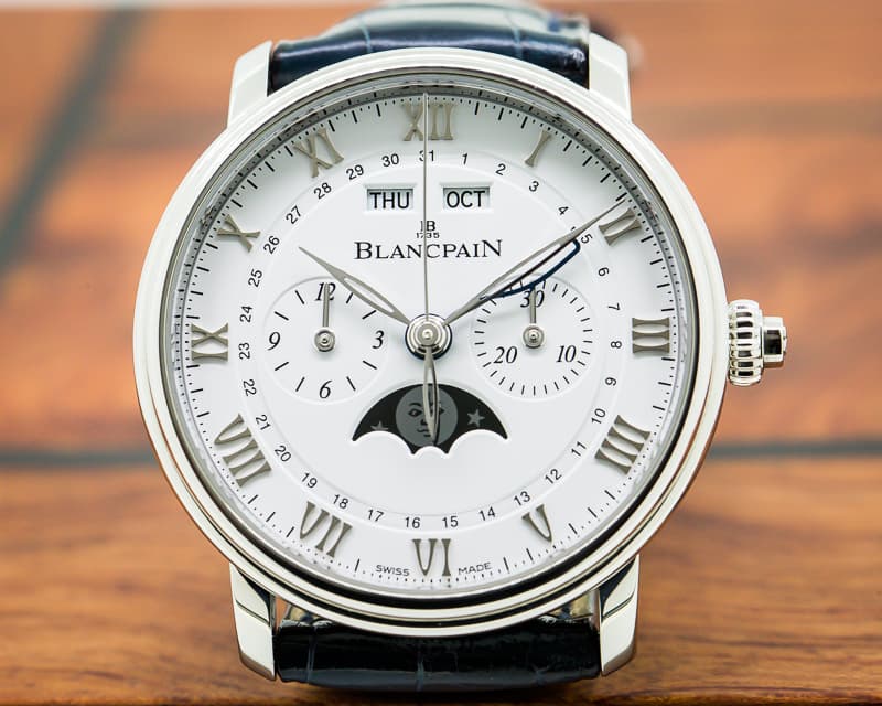 Blancpain Villeret Single Button Chronograph Complete Calendar