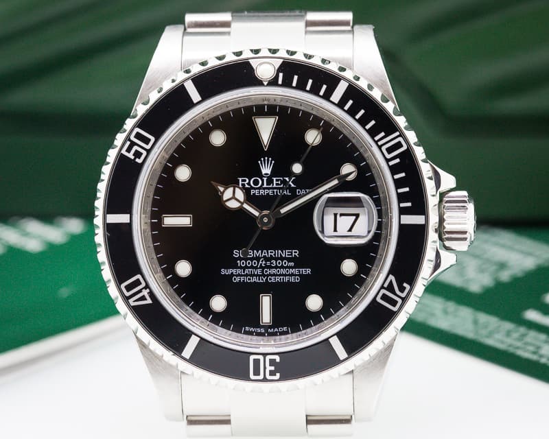 Rolex Submariner SS Black Dial