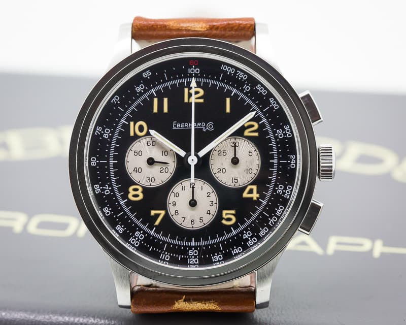Eberhard Aviograf SS MINT Box and Papers