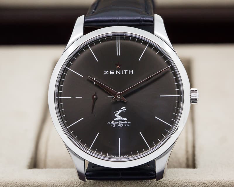 Zenith Elite Ultra Thin Grey Dial SS / Strap
