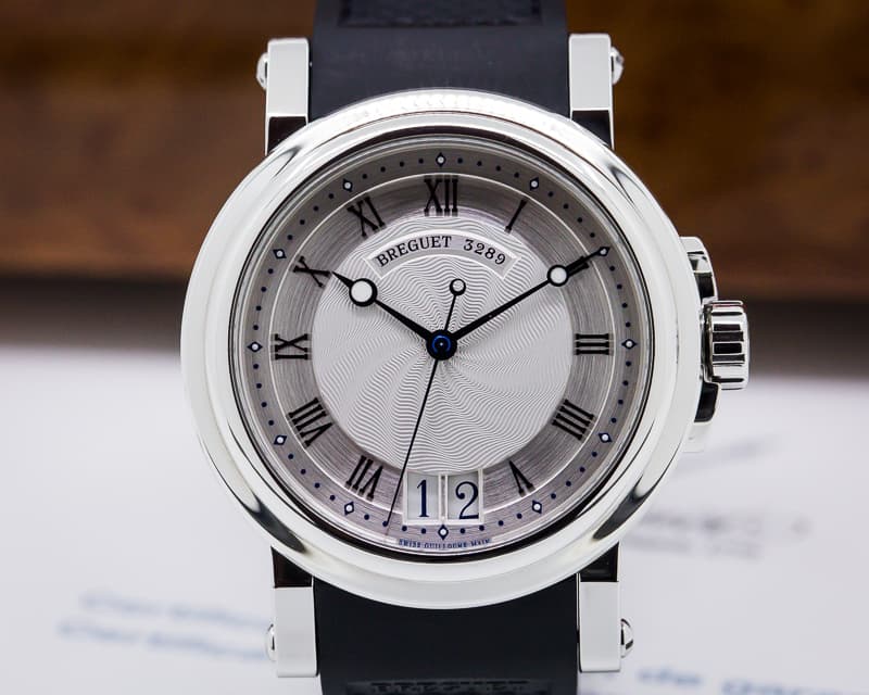 Breguet Marine Big Date SS / Rubber