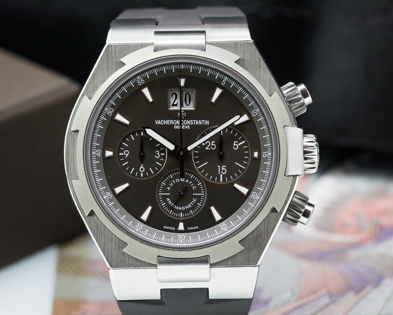 Vacheron Constantin Overseas Chronograph SS Gray Dial / Rubber