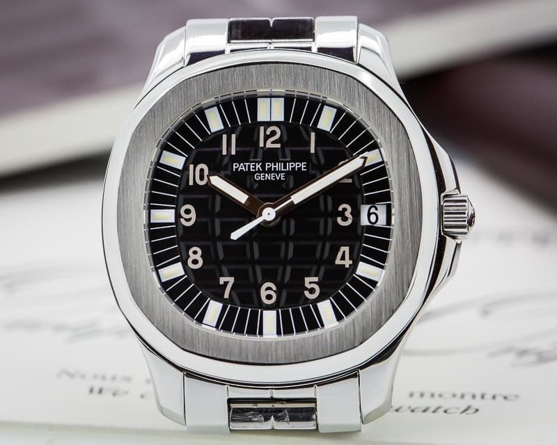 Patek Philippe Aquanaut Automatic Black Dial SS / SS
