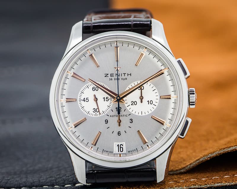 Zenith Captain Chronograph SS / Silver Dial