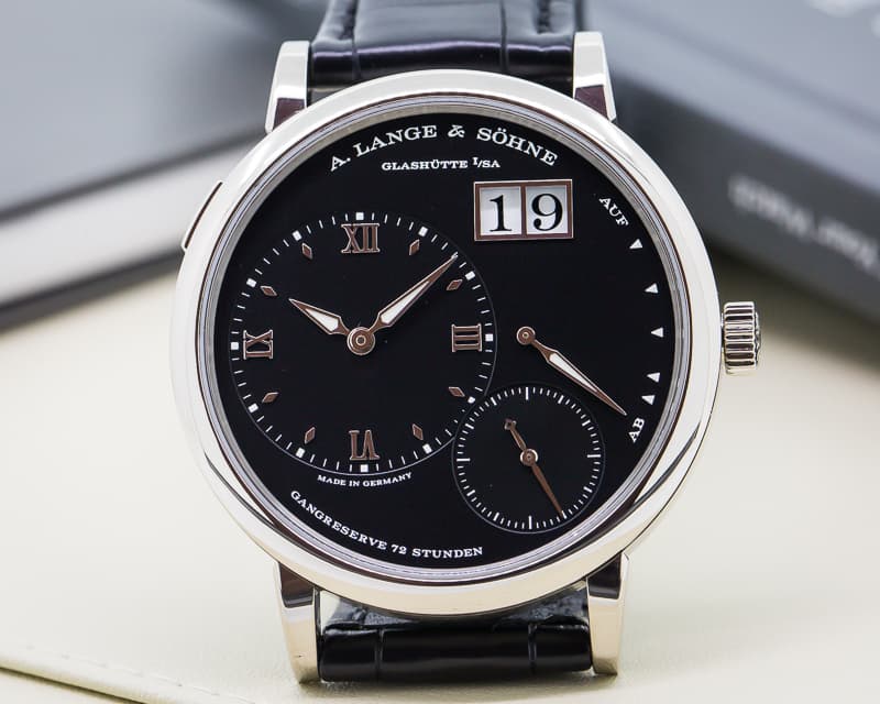 A. Lange and Sohne Grand Lange 1 Black Dial