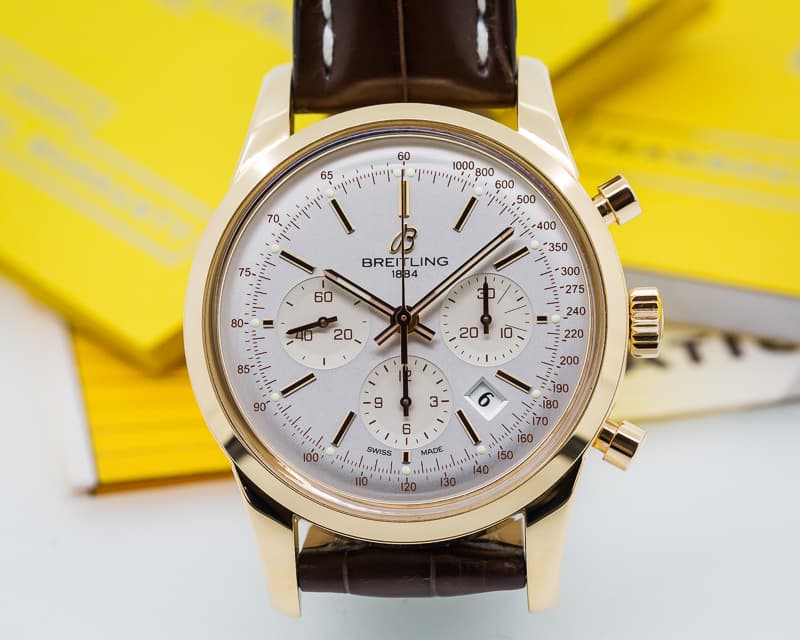 Breitling Transocean Chronograph 18K Rose Gold