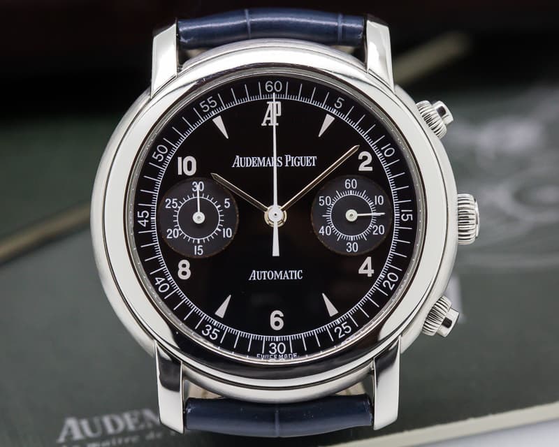 Audemars Piguet Jules Audemars Chronograph SS Black Dial