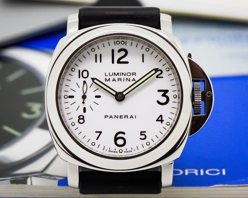 Panerai Luminor Marina White Dial Manual 44MM