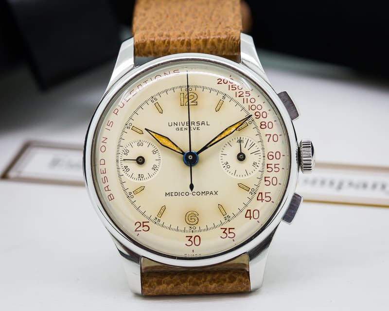 Universal Geneve Vintage Medico Compax SS