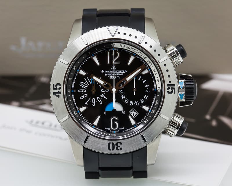 Jaeger LeCoultre Master Compressor Diving Chronograph Titanium/ Rubber Bracelet