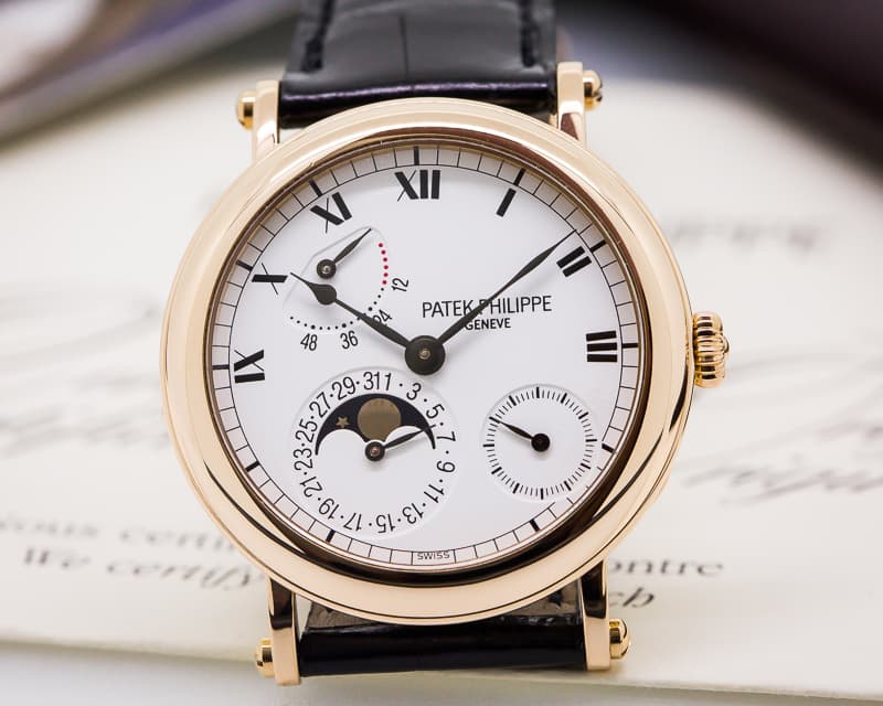 Patek Philippe Power Reserve Moonphase 18K Rose Gold
