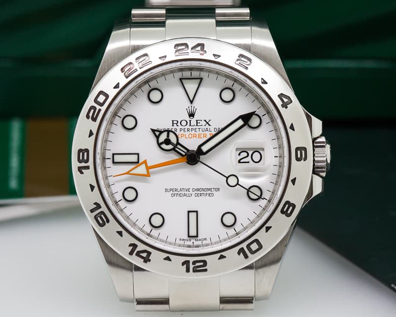 Rolex Explorer II White Dial SS / SS